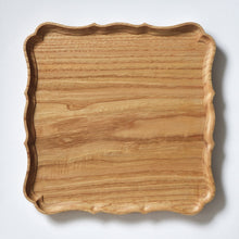 Load image into Gallery viewer, Square tray"Ryouka", chestnut