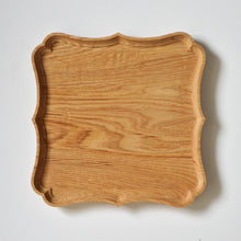 Load image into Gallery viewer, Square tray"Ryouka", chestnut