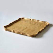 Load image into Gallery viewer, Square tray"Ryouka", chestnut