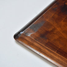 Load image into Gallery viewer, Kagawa Lacquer Ware-Sanuki Carving, Suri-Urushi, Long Square Tray, 31.5cm x 21cm
