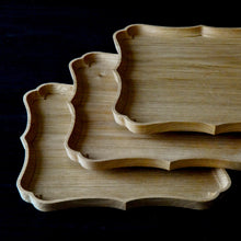 Load image into Gallery viewer, Square tray"Ryouka", chestnut