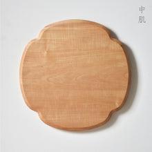 Load image into Gallery viewer, ”Mokko&quot; shaped wooden tray ,27cm x 27cm
