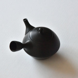 Hokuryu Reduction Fired Tama-gata Kyusu Teapot