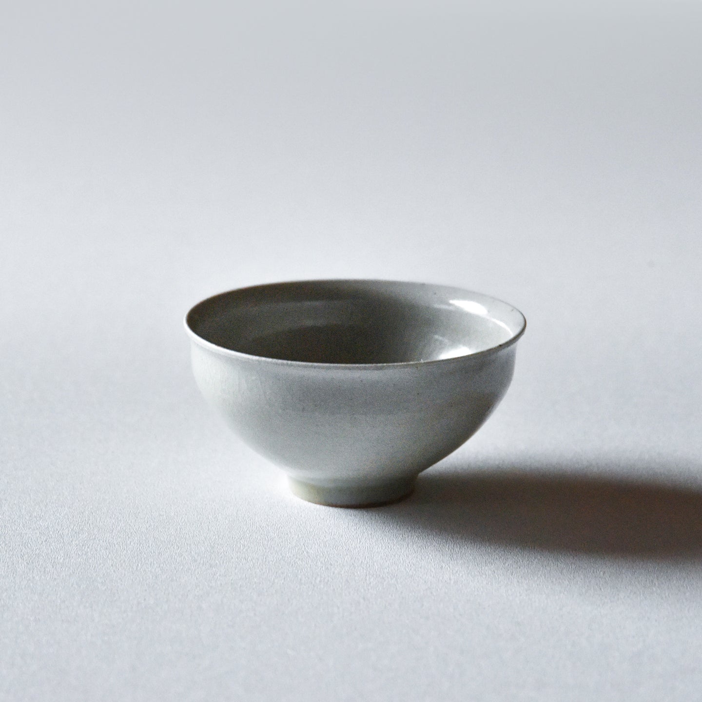  White Glazed Tea Bowl/Yukiko Saito,Shigetsu Kiln 