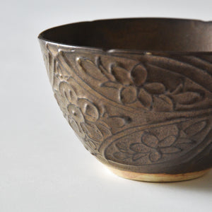 Asami Maeda Bronze Glazed Floral Cloisonne Pattern Cup