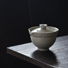 Load image into Gallery viewer, Sigetsu Kiln, Yukiko Saito, White-Glazed Peony Arabesque Pattern Shiboridashi-kyusu Small Teapot  
