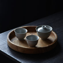Load image into Gallery viewer, Sigetsu Kiln, Yukiko Saito, White-Glazed Peony Arabesque Pattern Shiboridashi-kyusu Small Teapot  

