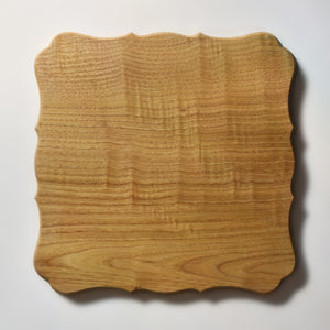 Square tray"Ryouka", chestnut