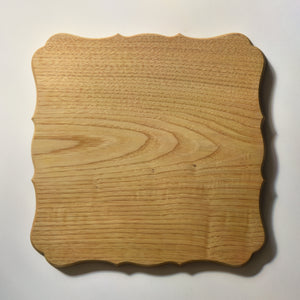 Square tray"Ryouka", chestnut