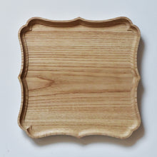 Load image into Gallery viewer, Square tray&quot;Ryouka&quot;, chestnut
