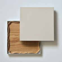 Load image into Gallery viewer, Square tray&quot;Ryouka&quot;, chestnut
